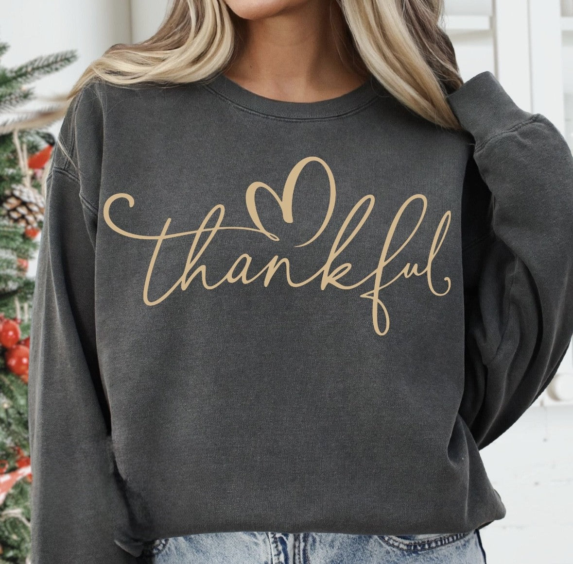 Gold Thankful