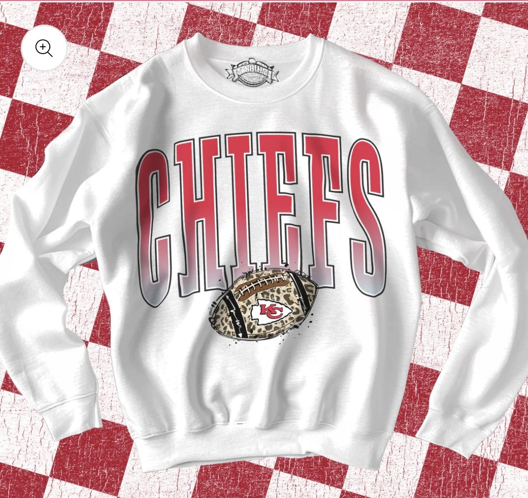 Chiefs Tall Letter Leopard