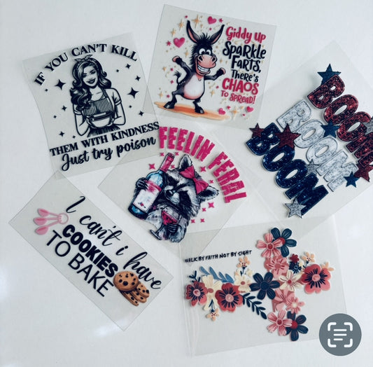 UVDTF Decals