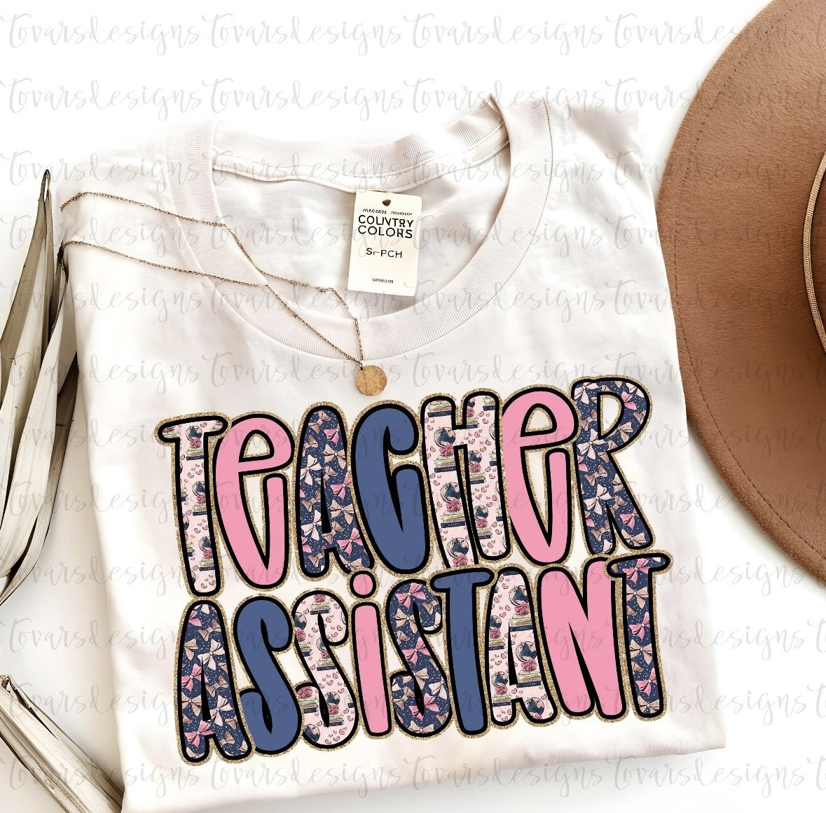Pink & Blue Teacher Assistant