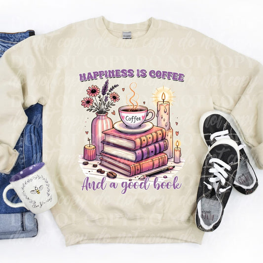 Happiness is Coffee and a Good Book