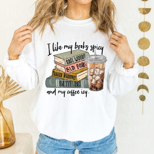 Books Spicey Coffee Icey
