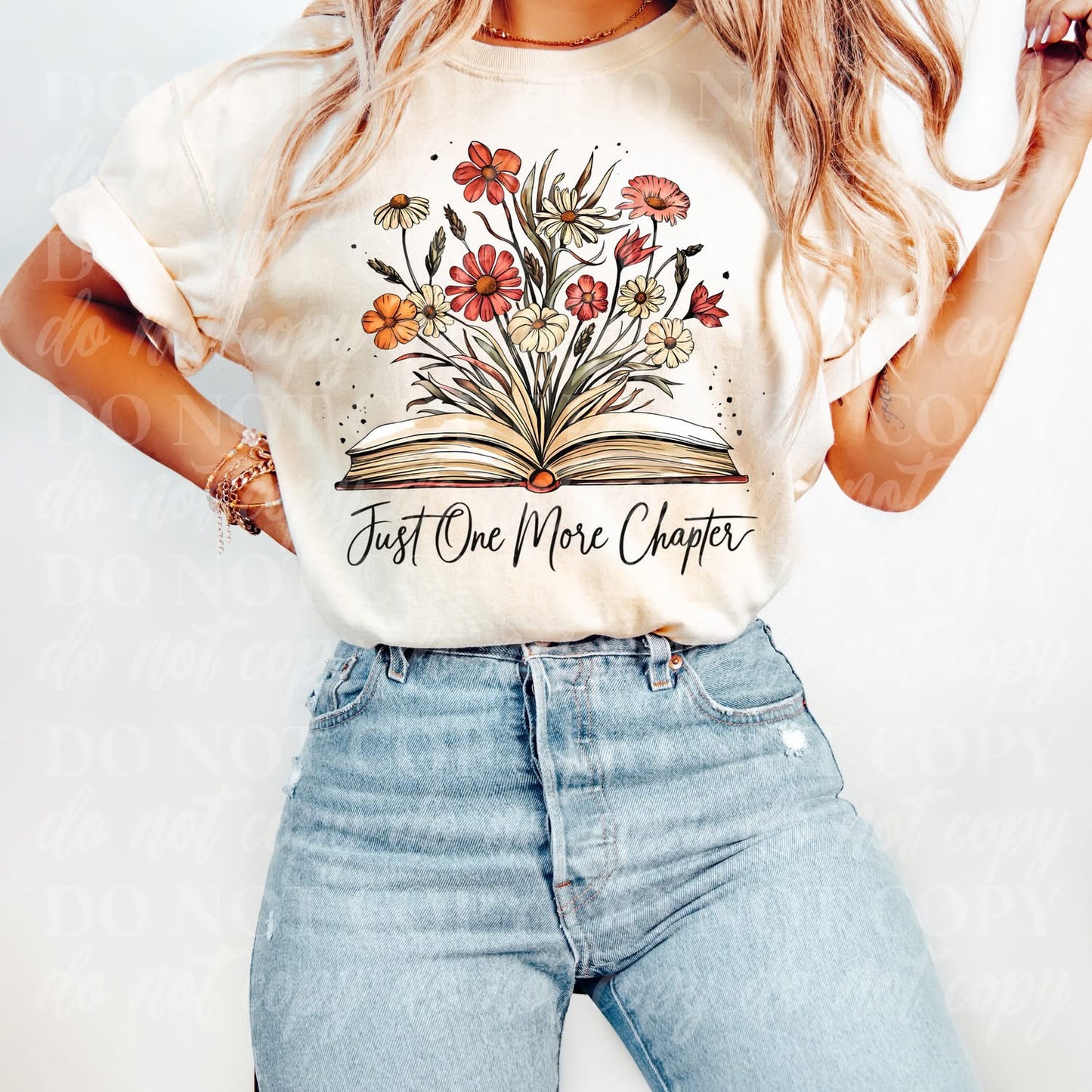 Just One More Chapter Floral