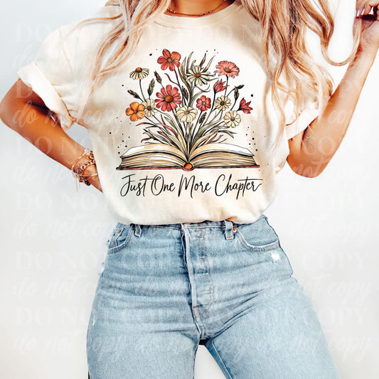 Just One More Chapter Floral