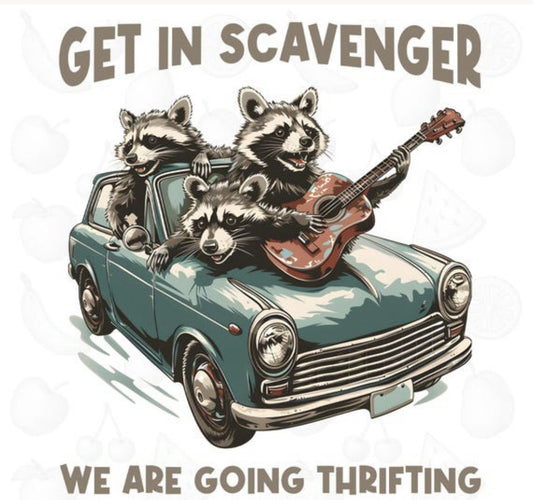 Trash Panda Were Going Thrifting